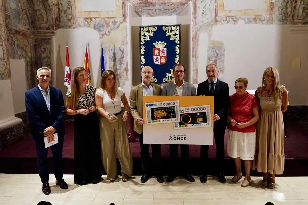 Presentaci&oacute;n cupones ONCE Astroturismo Castilla y Le&oacute;n