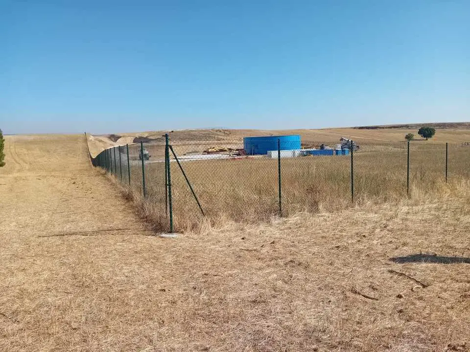  obras de la planta de biog&aacute;s que se construye en Peleas de Abajo (2)