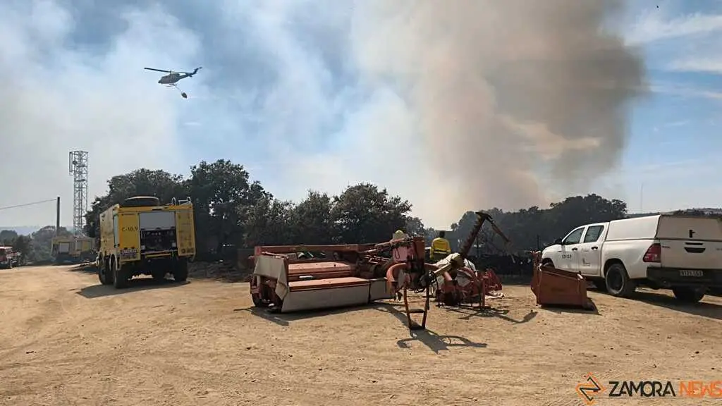 incendio M&aacute;moles en Fermoselle _6