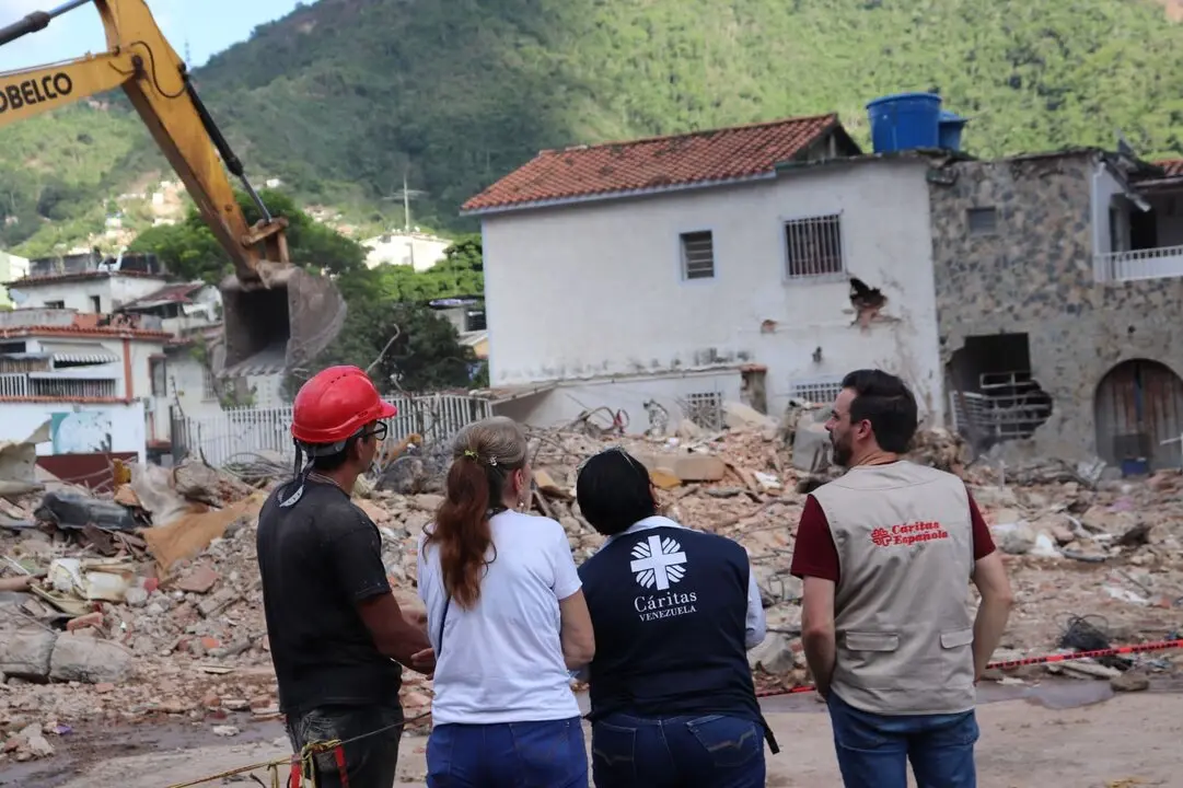 C&aacute;ritas terremoto Venezuela