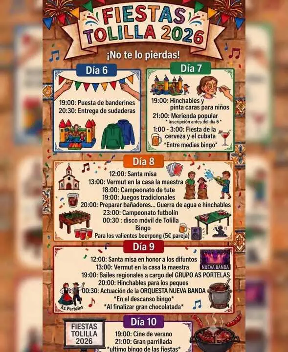 cartel fiestas Tolilla