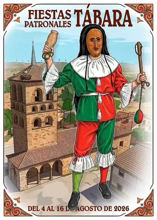 cartel fiestas de T&aacute;bara