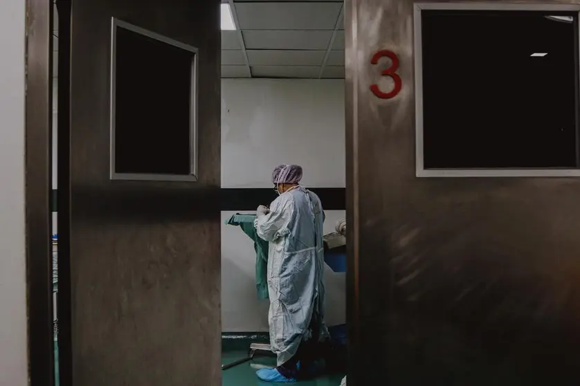 Un sanitario en el HVC