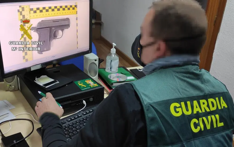 imagen arma localizada