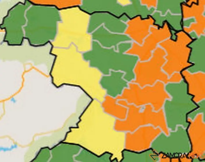 Mapa de incidencia por ZBS