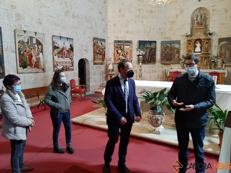 Ángel Blanco, en una de sus visitas