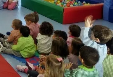 Niños en una guardería