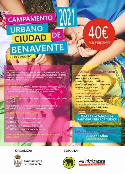 campamento urbano Benavente