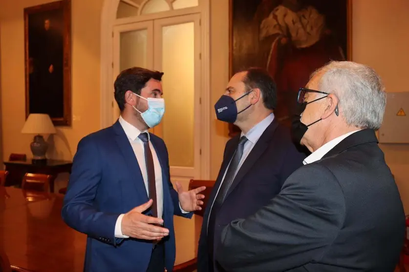 PSOE-Zamora. Antidio Fagúndez y José Fernández con Ministro José Luis Ábalos