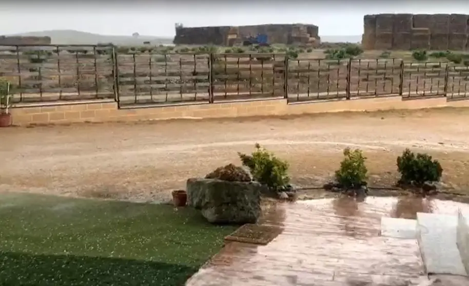granizada en Villamor