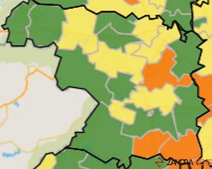 Mapa de incidencia por ZBS