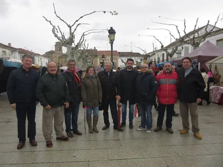 PSOE Fuentesaúco. La Guareña. Raquel Portilla y dirigentes socialistas (1)