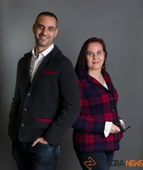 Los hermanos Manoli y Raúl Escudero