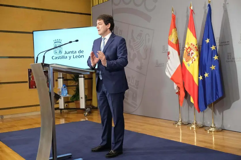 El presidente de la Junta, Alfonso Fernández Mañueco