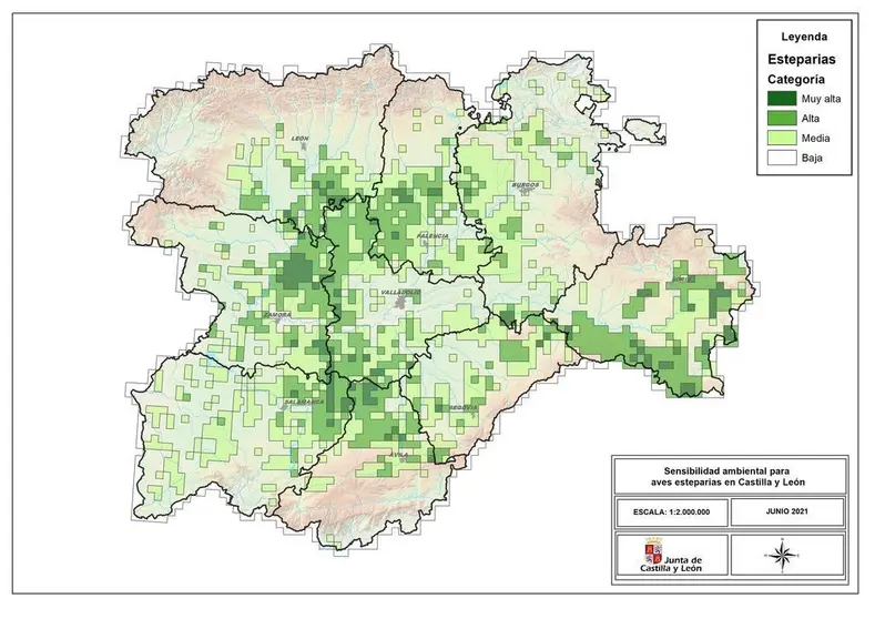 Mapa Sensibilidad Esteparias