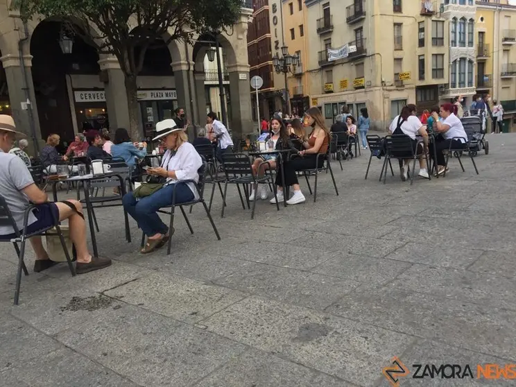 Vista de la Plaza Mayor de Zamora