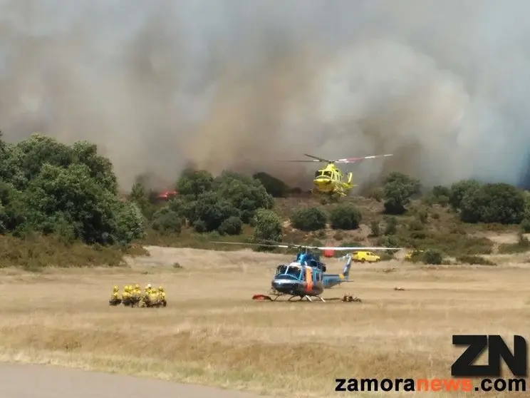 Foto archivo incendios Zamora