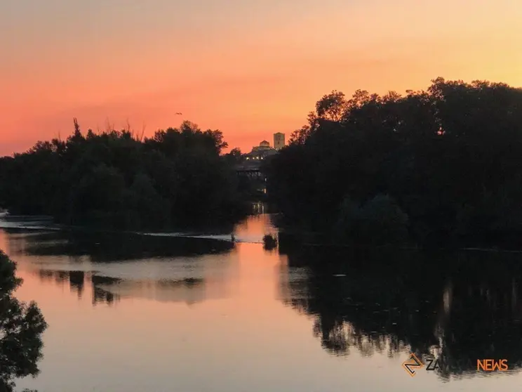 Zamora desde el Puente de Los Tres Árboles