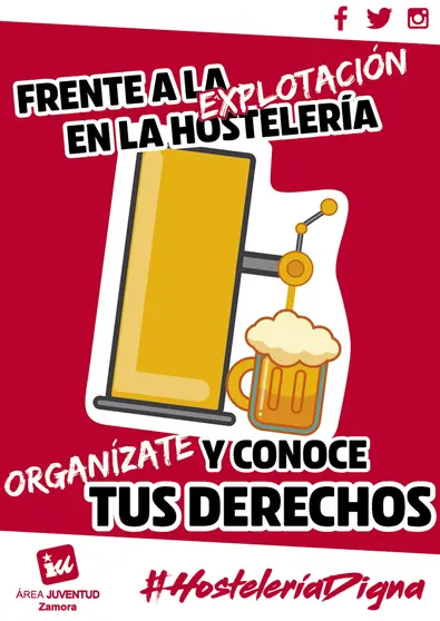 Cartel Juventud IU Zamora