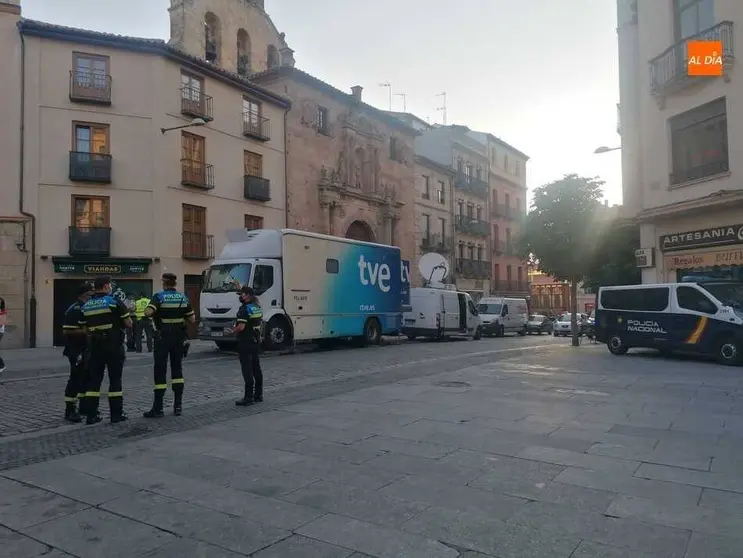Salamanca se blinda por la Conferencia de Presidentes. Foto SalamancaALDIA