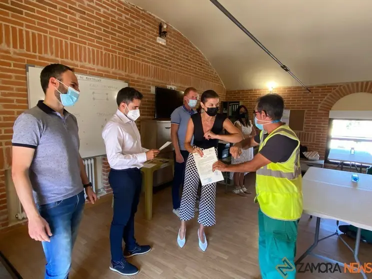 La delegada en Montamarta