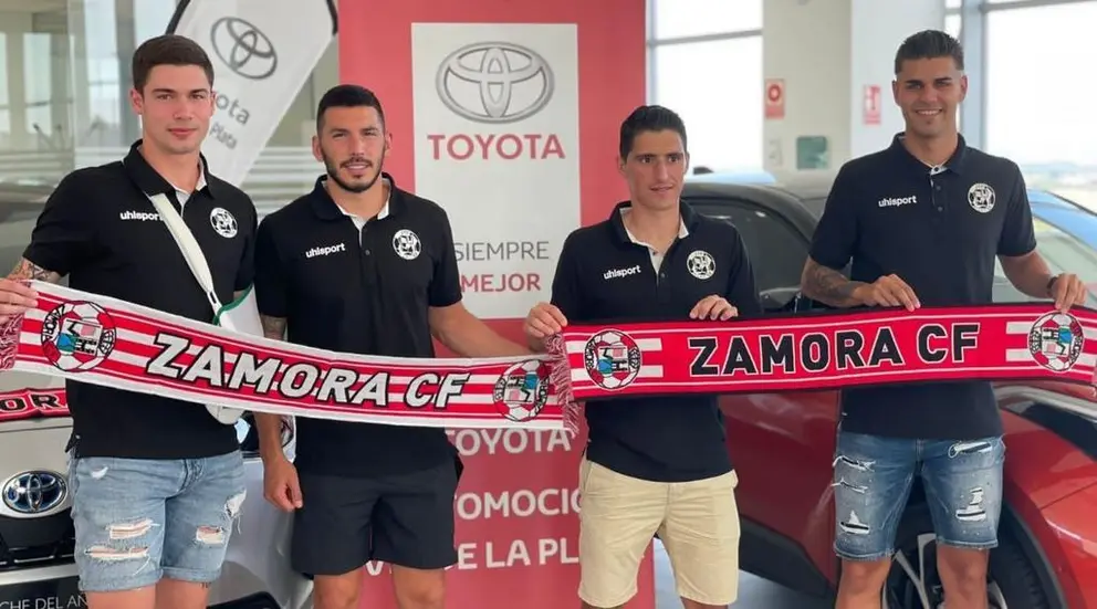 Presentación de Jorge Fernández, Munguía, Diego Hernández y Dani Espejo