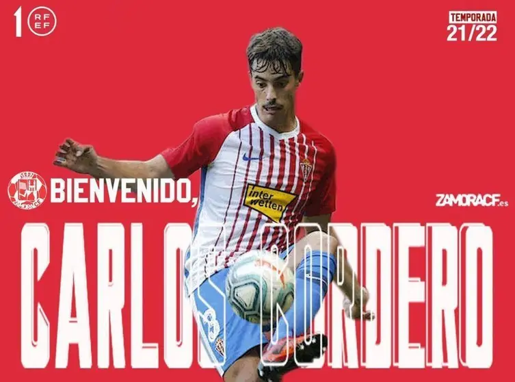 Carlos Cordero, defensa del Zamora CF.