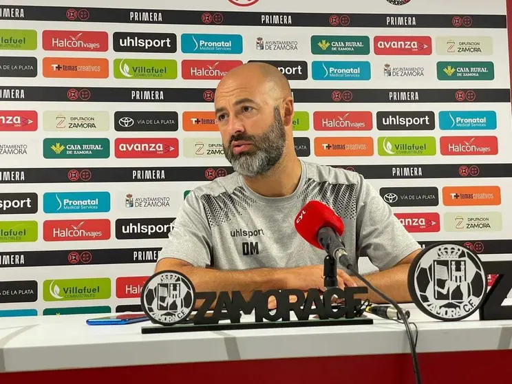 David Movilla, entrenador del Zamora CF. | FOTO: Zamora CF