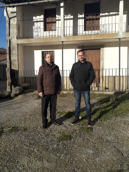 Domingo y Jose Antonio, promotores del Banco de Inmuebles de Sayago
