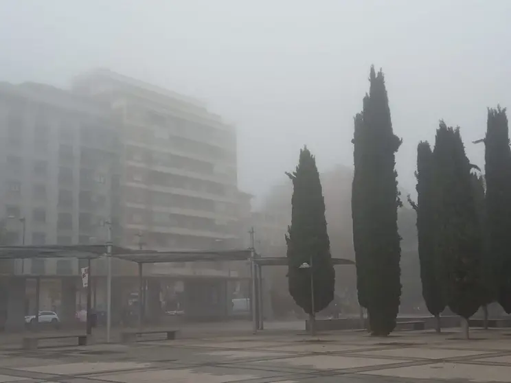 Zamora cubierta por la niebla