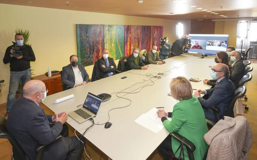 Reunión de Igea con los representantes sectoriales