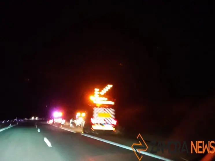 Salida de vehículo en la A-11