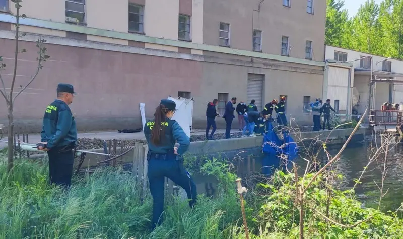 Guardia Civil en el lugar que se halló el cadáver