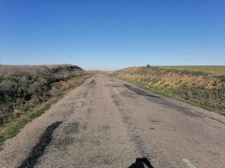 Estado de laZA-604 en la Guareña