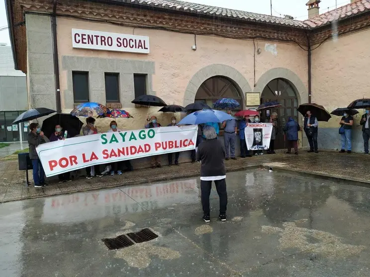 36 protesta de la Plataforma en Defensa de la Sanidad Pública de Sayago. Fotografía: CEDIDA