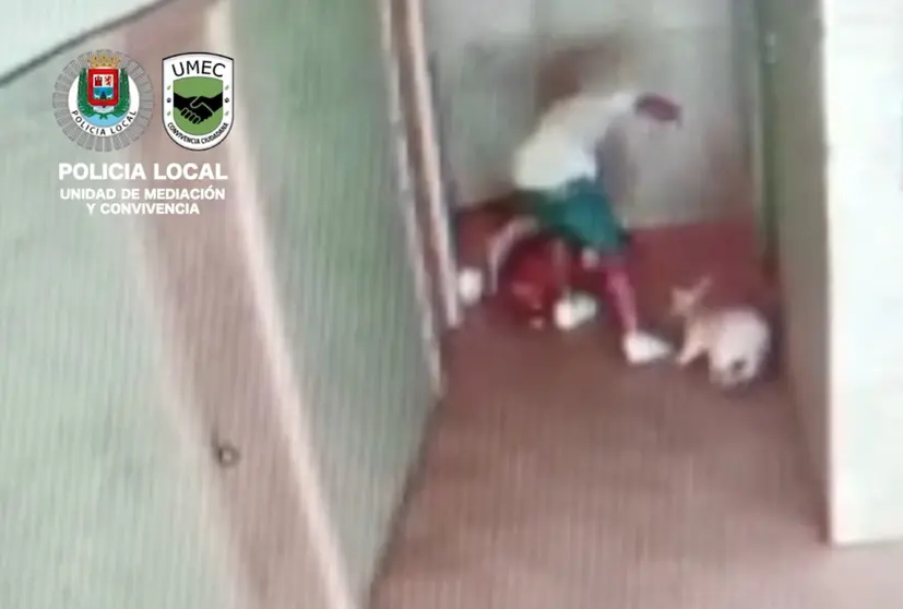 Captura cámara de seguridad