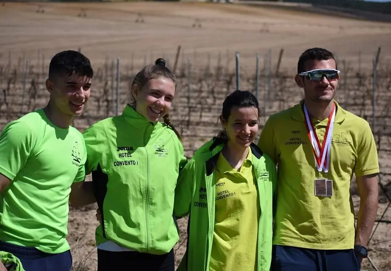 Los palistas del Piragüismo Duero Zamora en el pasado Campeonato Regional de Velocidad. Fotografía: Piragüismo Duero Zamora Facebook