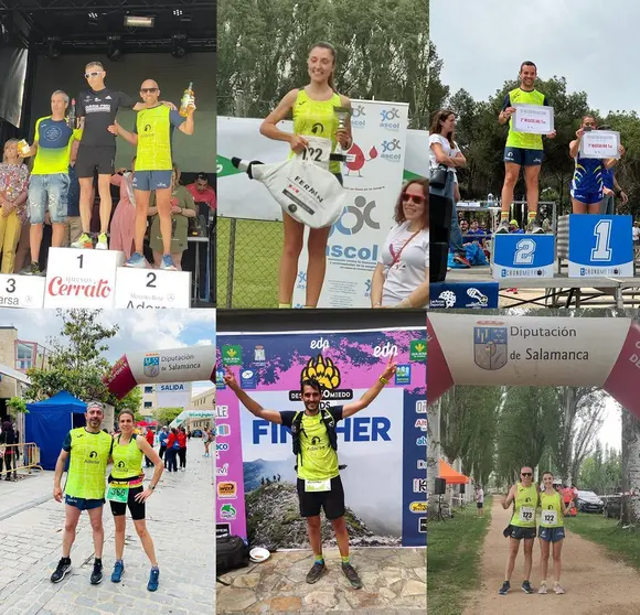 pruebas disputadas el pasado fin de semana por los atletas del CD Zamora Corre Adarsa