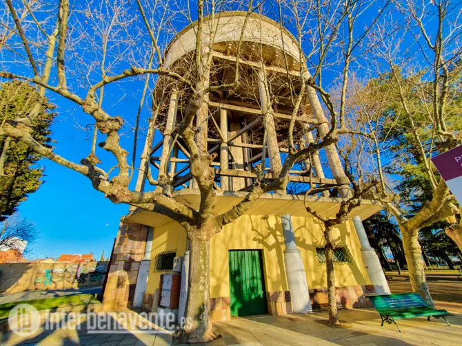 Depósito de la Mota en Benavente. Fotografía: Interbenavente