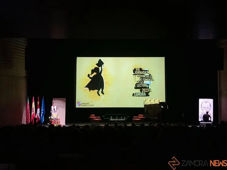 Clara San Damián, en la clausura de las Jornadas de Lectura