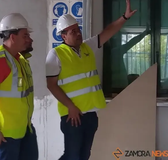 Requejo visita las obras del Parque Tecnológico de Zamora