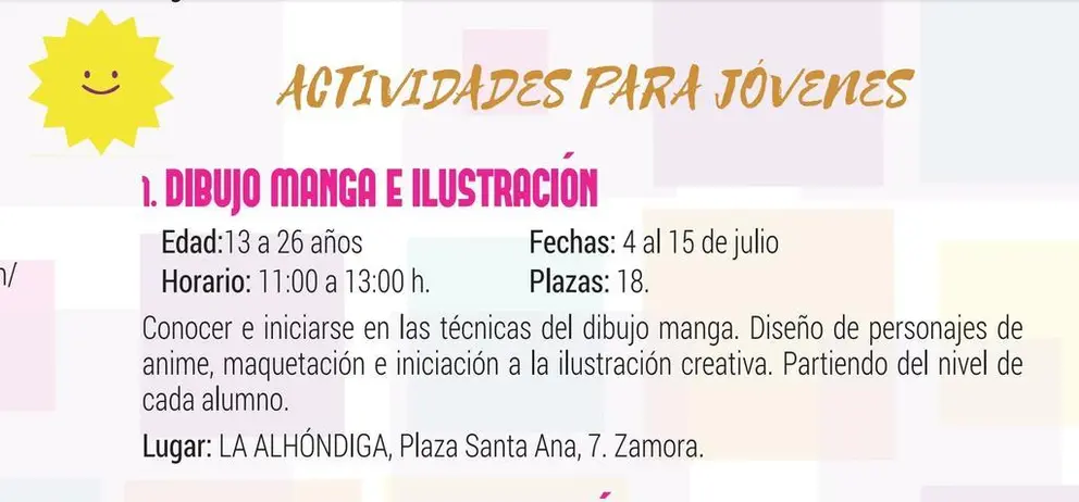 taller de dibujo manga e ilustración