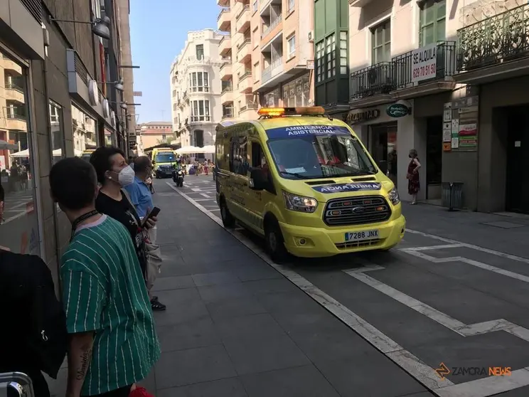 Ambulancias por la zona de Santa Clara