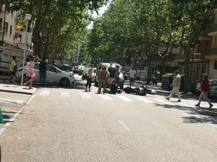 Accidente en Tres Cruces