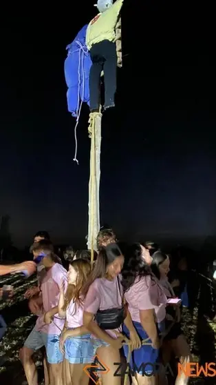 Puesta del Mayo en Granja de Moreruela