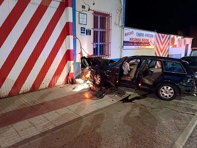 Accidente en Benavente. Foto cedida a Interbenavente.es: PL