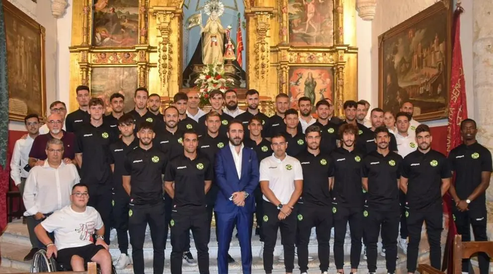 Zamora CF se encomienda a la Virgen de la Concha