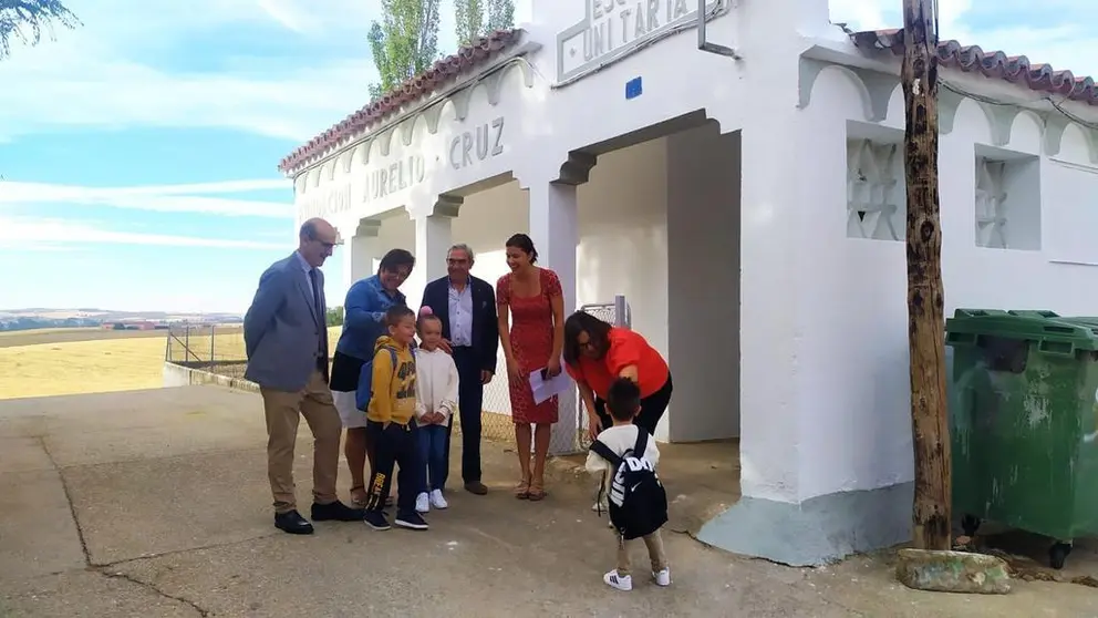 Visita al colegio en El Piñero
