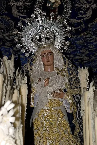 Virgen de la Hiniesta de Sevilla. Foto wikipedia