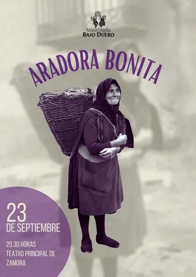 CARTEL ARADORA BONITA Teatro Principal